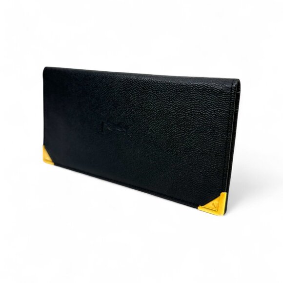 Yves Saint Laurent Long Black Leather Wallet - Picture 5 of 9